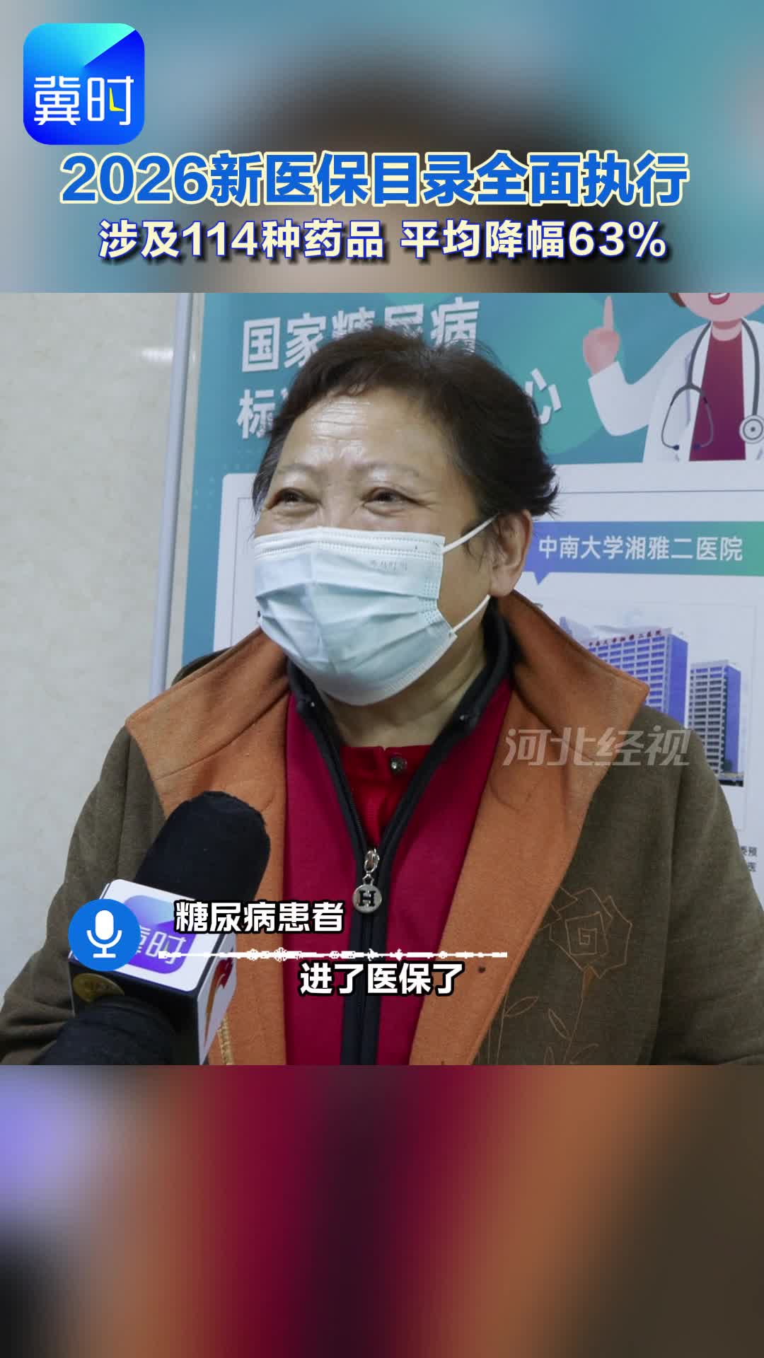 2026新医保目录全面执行 涉及114种药品 平均降幅63%#新医保药品目录