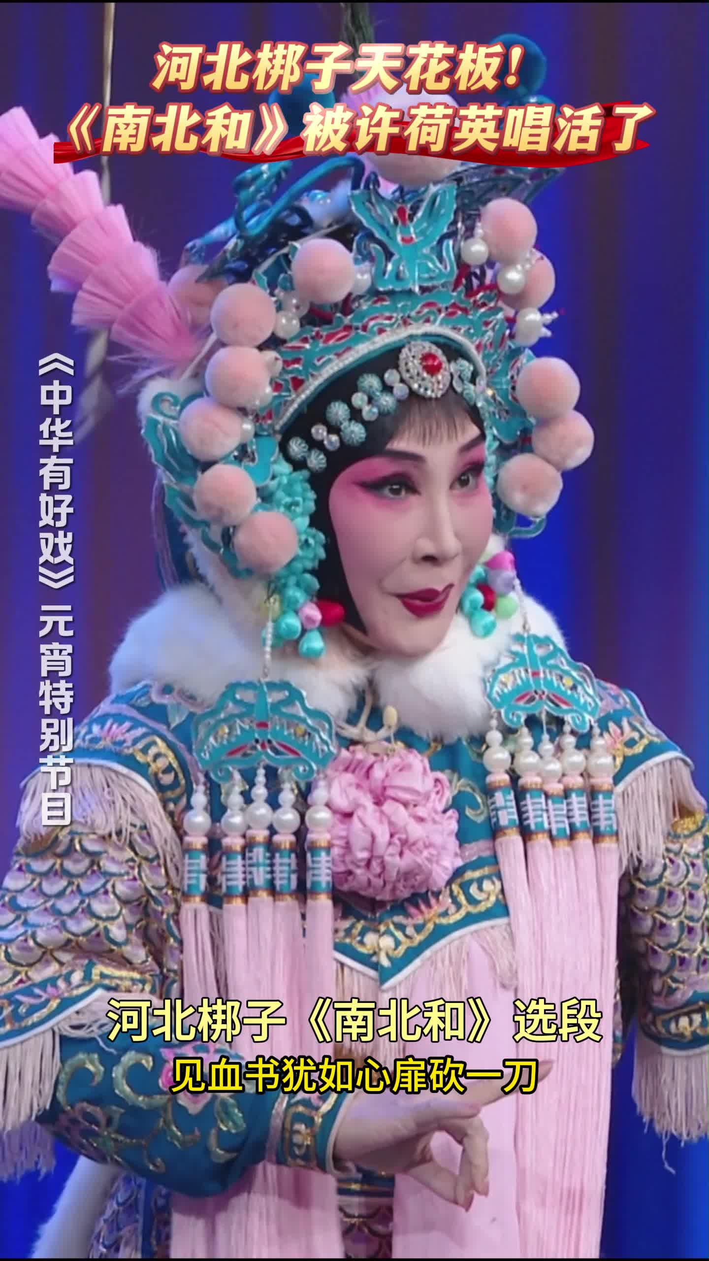 河北梆子天花板！《南北和》被许荷英唱活了#中华有好戏唱响中国节 #元宵赏好戏唱响中华情