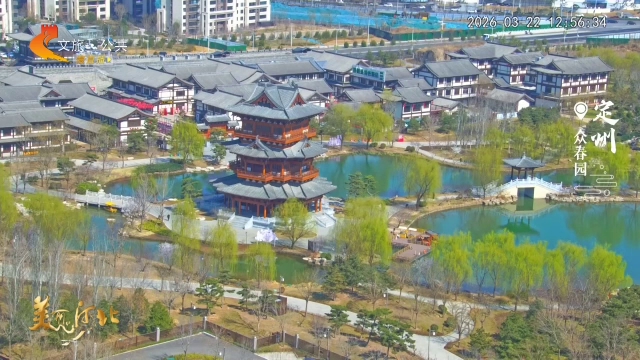 美丽河北慢直播丨众春园柳色新裁花枝俏！正午 2026/03/22 #这么近，那么美，周末到河北