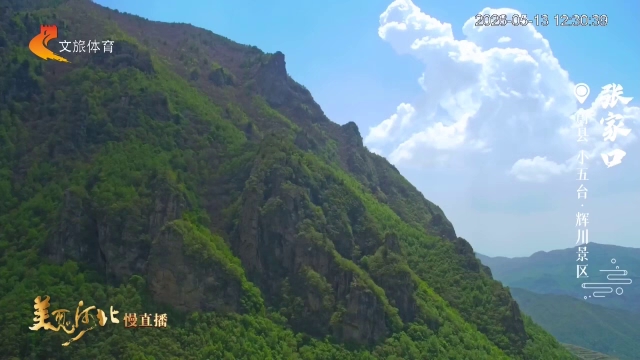 美丽河北慢直播丨小五台·辉川景区，太行山巅沁出的无垠绿意 张家口 正午 2026/05/13#这么近，那么美，周末到河北
